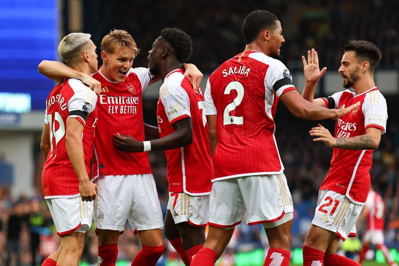 Everton 0-1 Arsenal. The Gunners player ratings as Trossard scores only goal